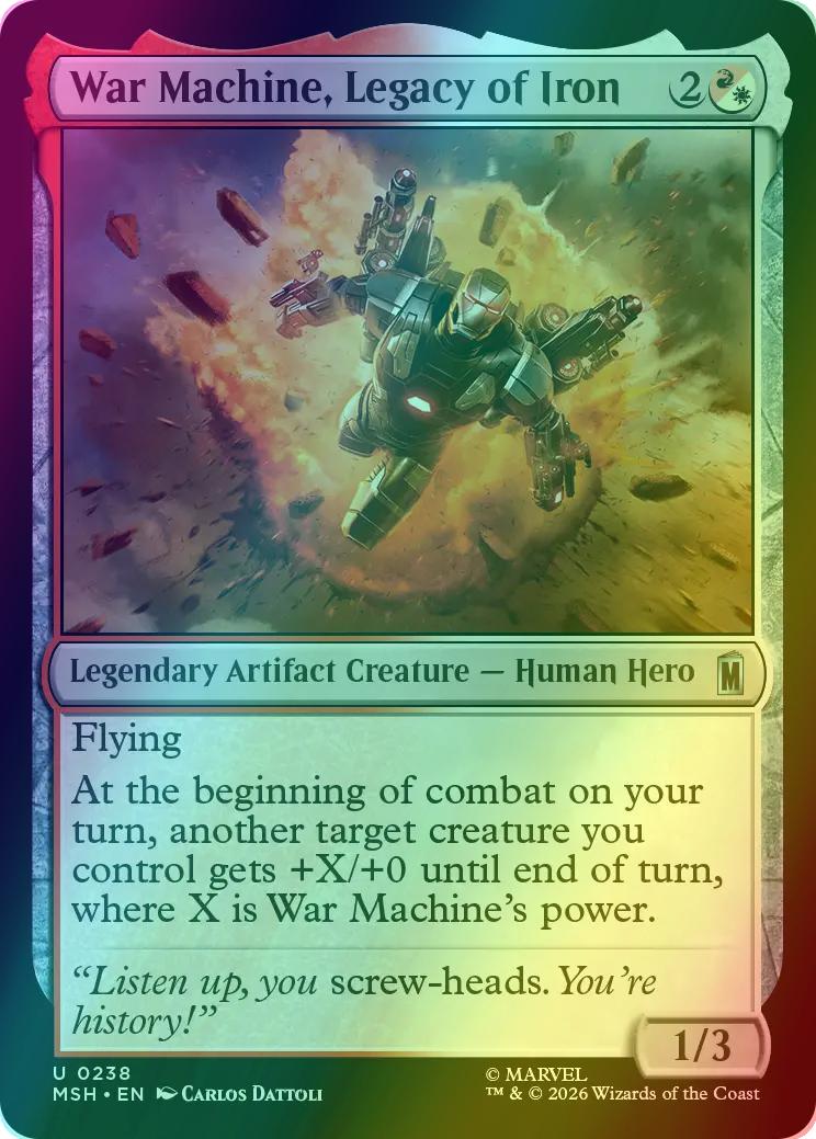 War Machine, Legacy of Iron [238] [Marvel Super Heroes] [Foil]