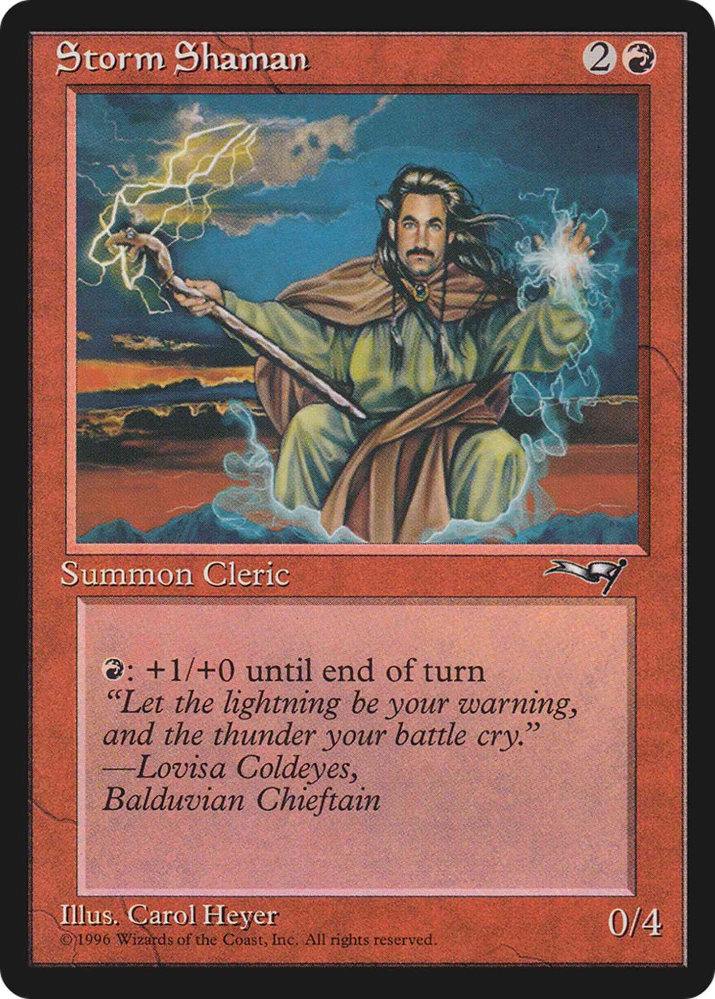 Storm Shaman [Male] [81a] [Alliances] [Non-Foil]