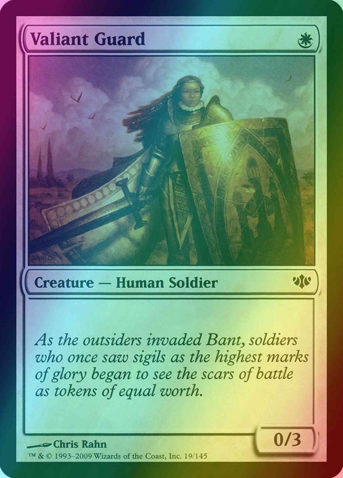 Valiant Guard [19] [Conflux] [Foil]