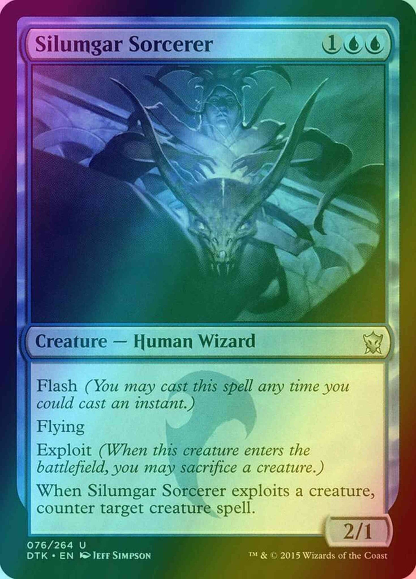 Silumgar Sorcerer [76] [Dragons Of Tarkir] [Foil]