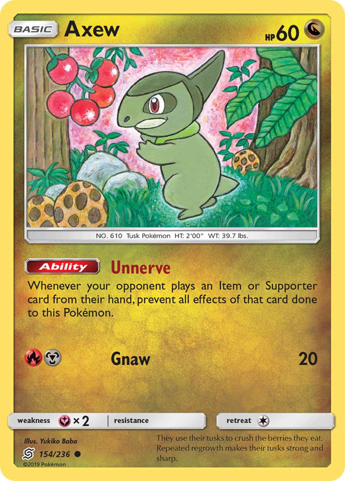 Axew - 154/236 - Common [sm11-154] [Non-Holo]