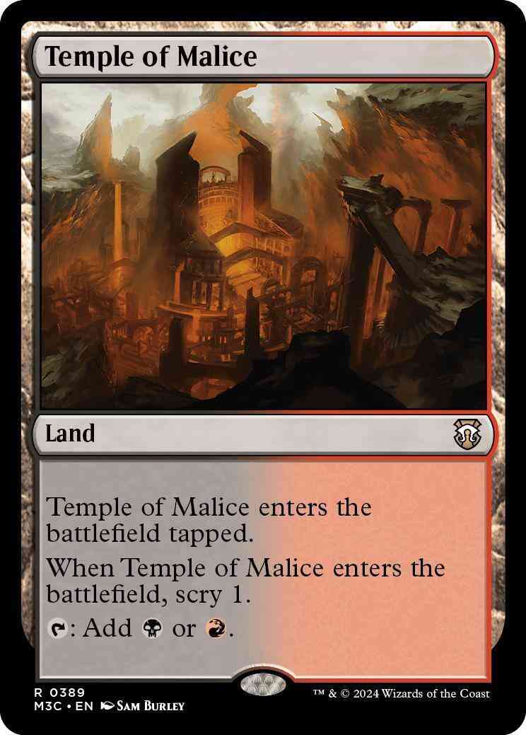 Temple of Malice [389] [Modern Horizons 3: Commander] [Non-Foil]