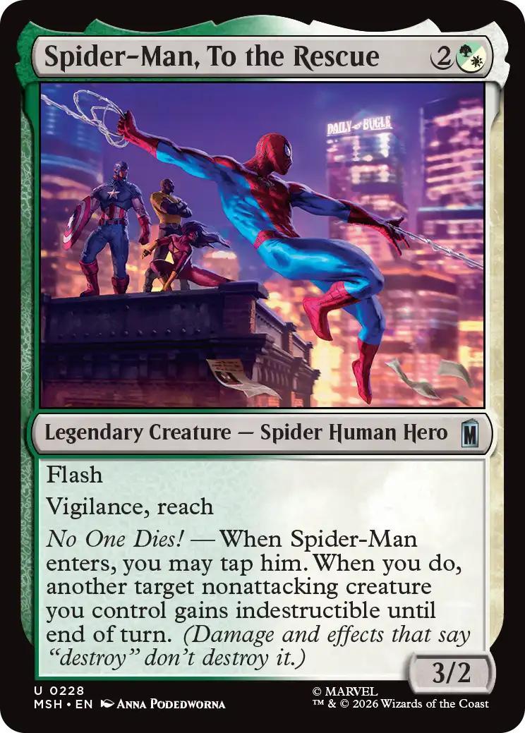 Spider-Man, To the Rescue [228] [Marvel Super Heroes] [Non-Foil]