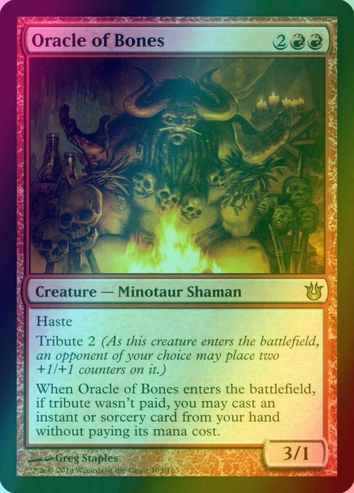 Oracle of Bones [103] [Born of the Gods] [Foil]