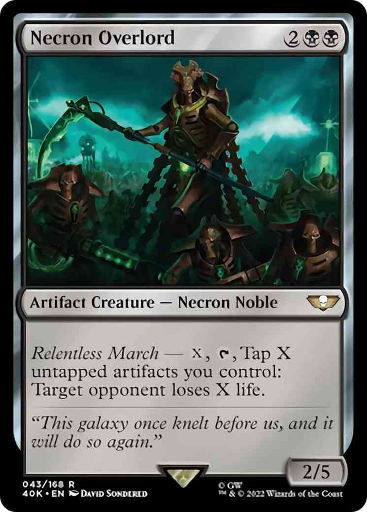 Necron Overlord [43] [Universes Beyond: Warhammer 40,000] [Non-Foil]