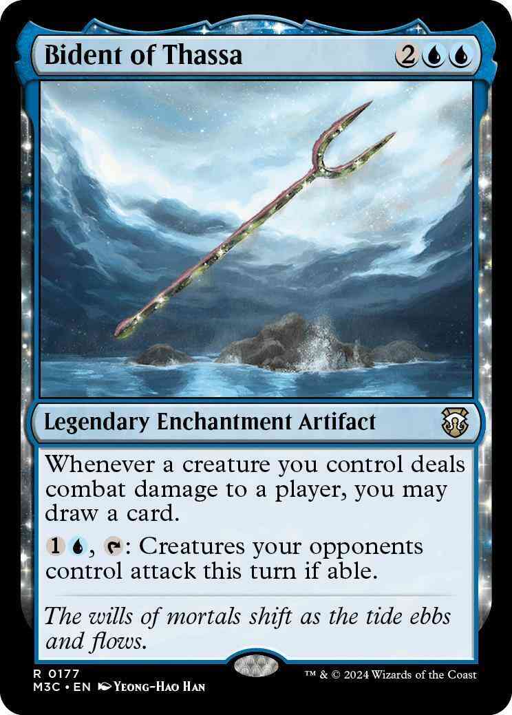 Bident of Thassa [177] [Modern Horizons 3: Commander] [Non-Foil]