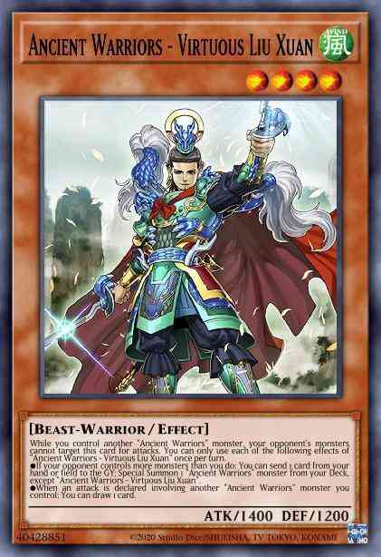 Ancient Warriors - Virtuous Liu Xuan - IGAS-EN011 - Ultra Rare - Unlimited