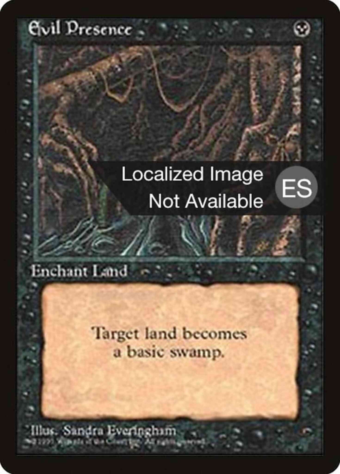 Evil Presence - Spanish [136] [Fourth Edition Black Border: Spanish] [Non-Foil]