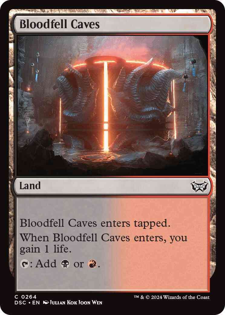Bloodfell Caves [264] [Duskmourn: House of Horror: Commander] [Non-Foil]