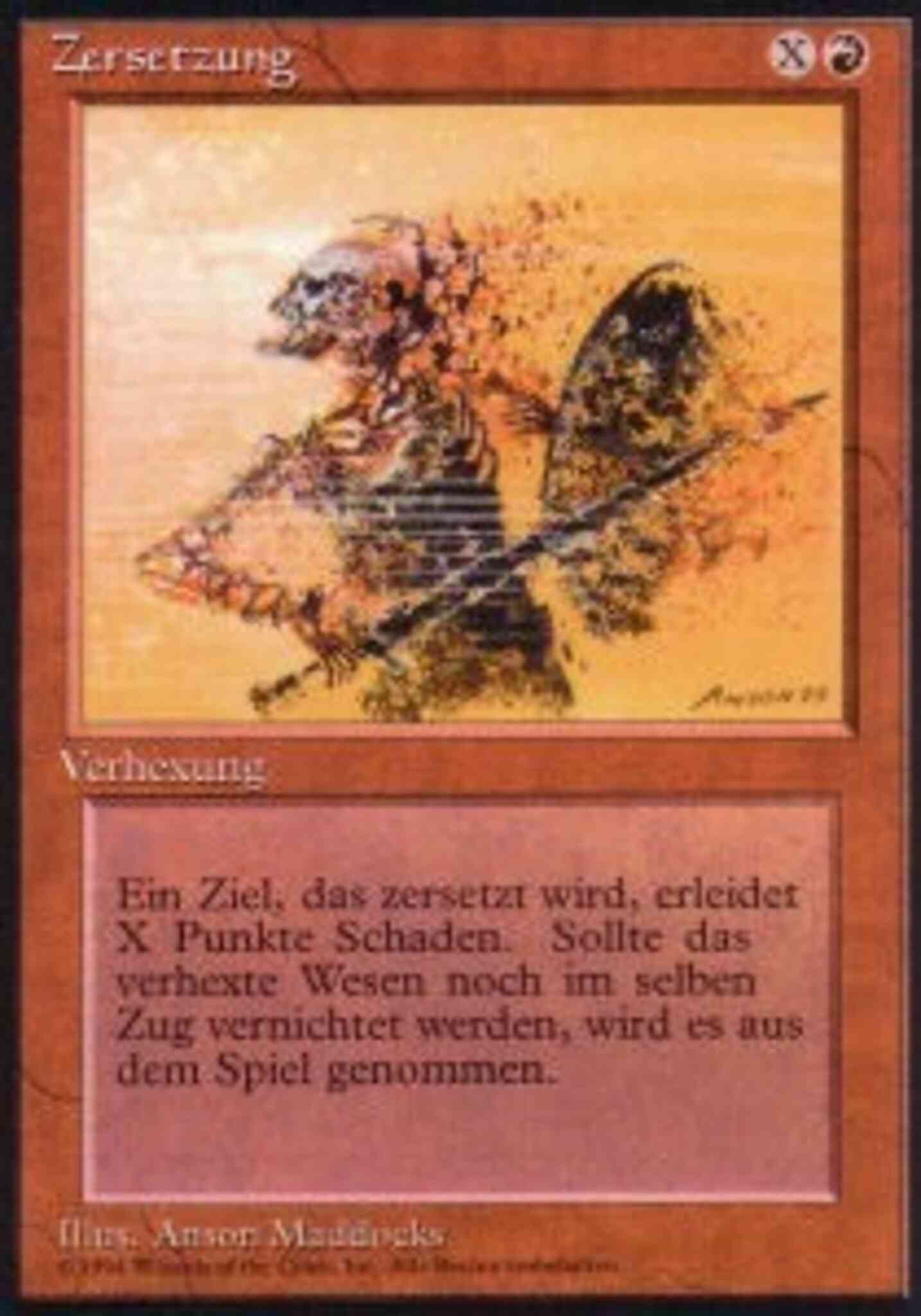 Disintegrate - German [142] [Foreign Black Border: German] [Non-Foil]