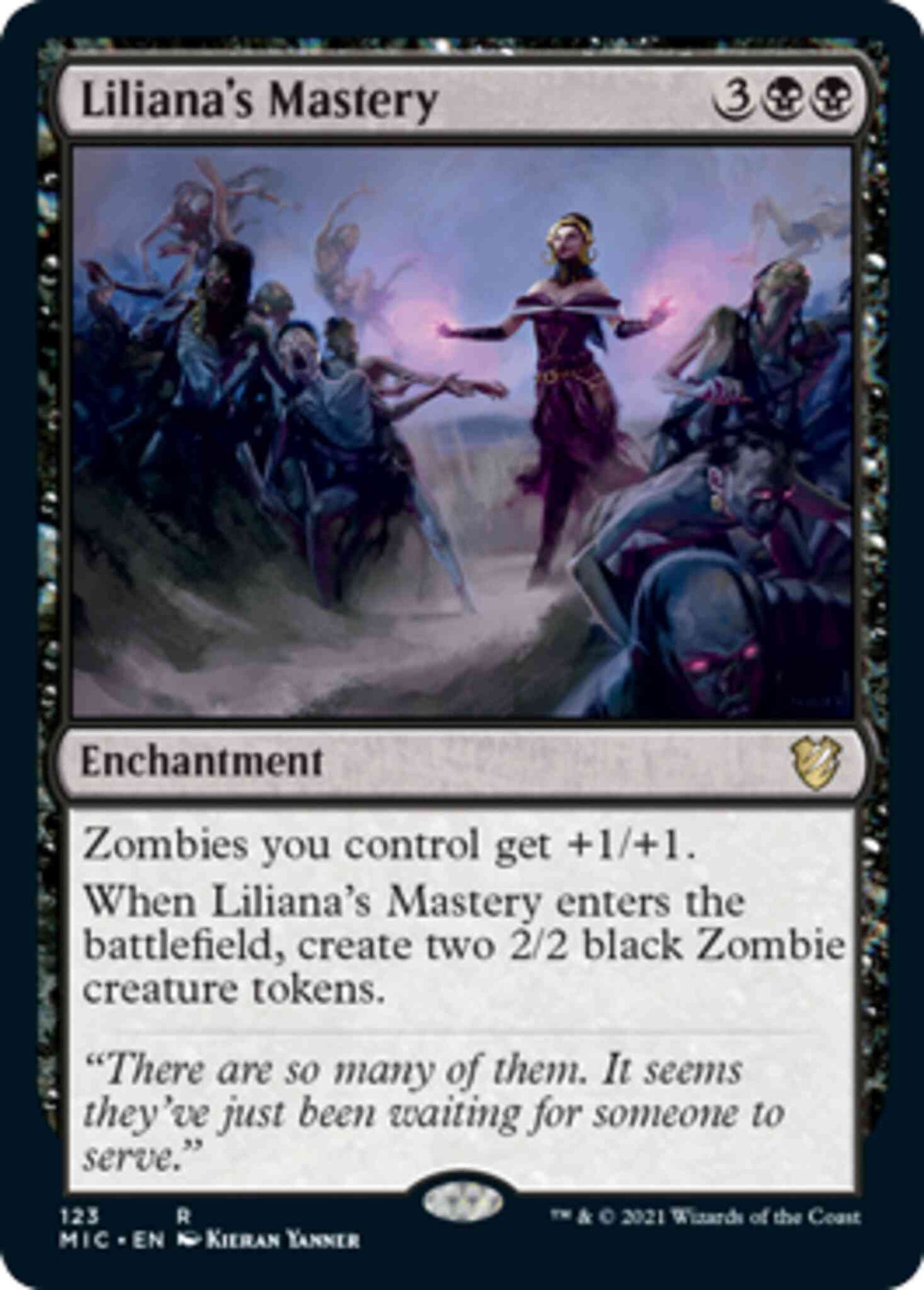 Liliana's Mastery [123] [Innistrad: Midnight Hunt: Commander] [Non-Foil]