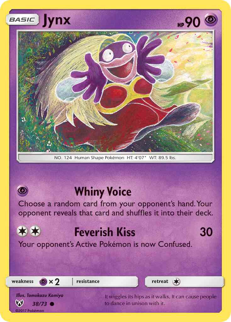 Jynx - 38/73 - Common [sm35-38] [Reverse Holo]