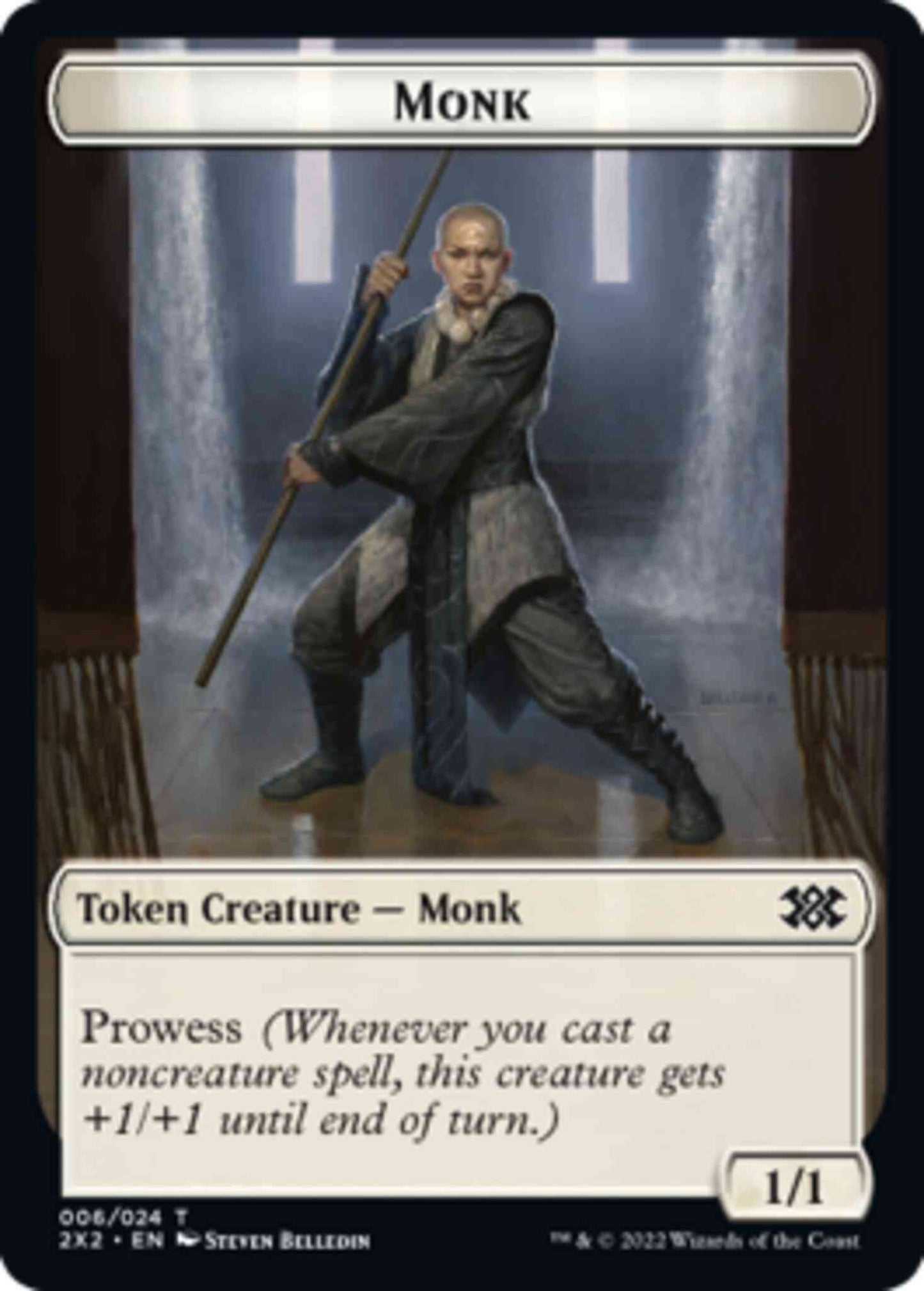 Monk Token (06) // Spider Token (18) [Double Masters 2022: Tokens] [Non-Foil]