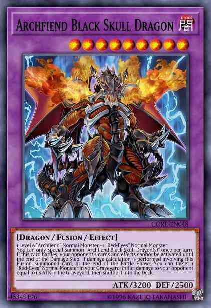 Archfiend Black Skull Dragon - LDK2-ENJ42 - Common - Unlimited