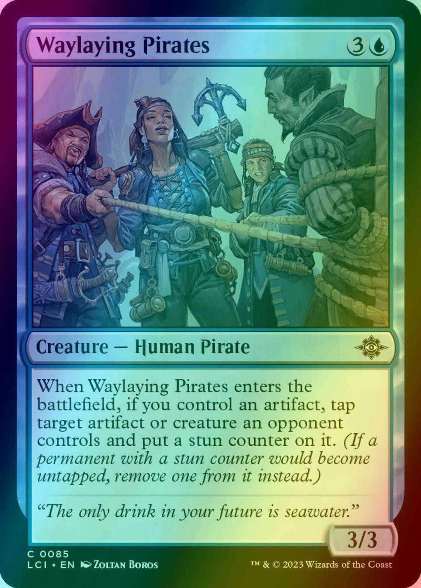 Waylaying Pirates [85] [The Lost Caverns of Ixalan] [Foil]