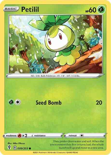 Petilil - 009/203 - Common [swsh7-009] [Non-Holo]