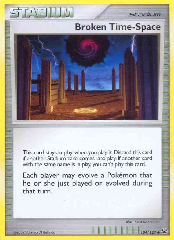 Broken Time-Space - 104/127 - Uncommon [pl1-104] [Reverse Holo]