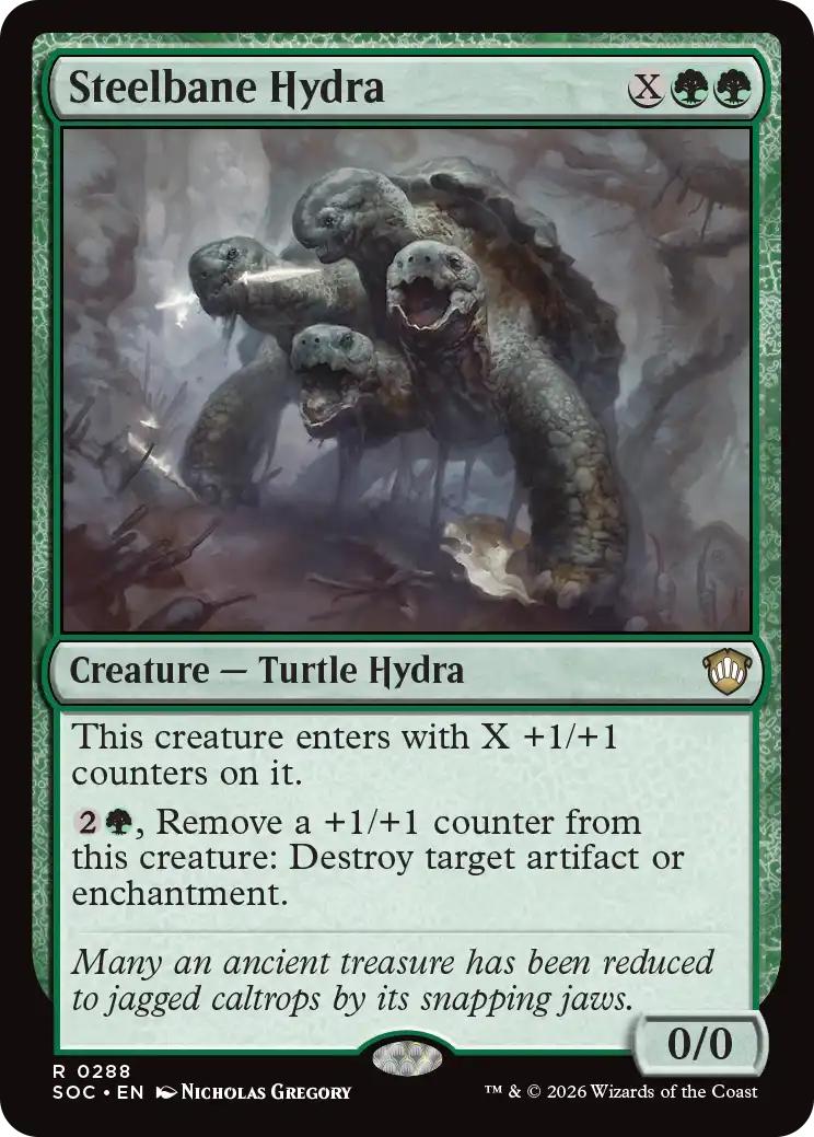 Steelbane Hydra [288] [Secrets of Strixhaven: Commander] [Non-Foil]
