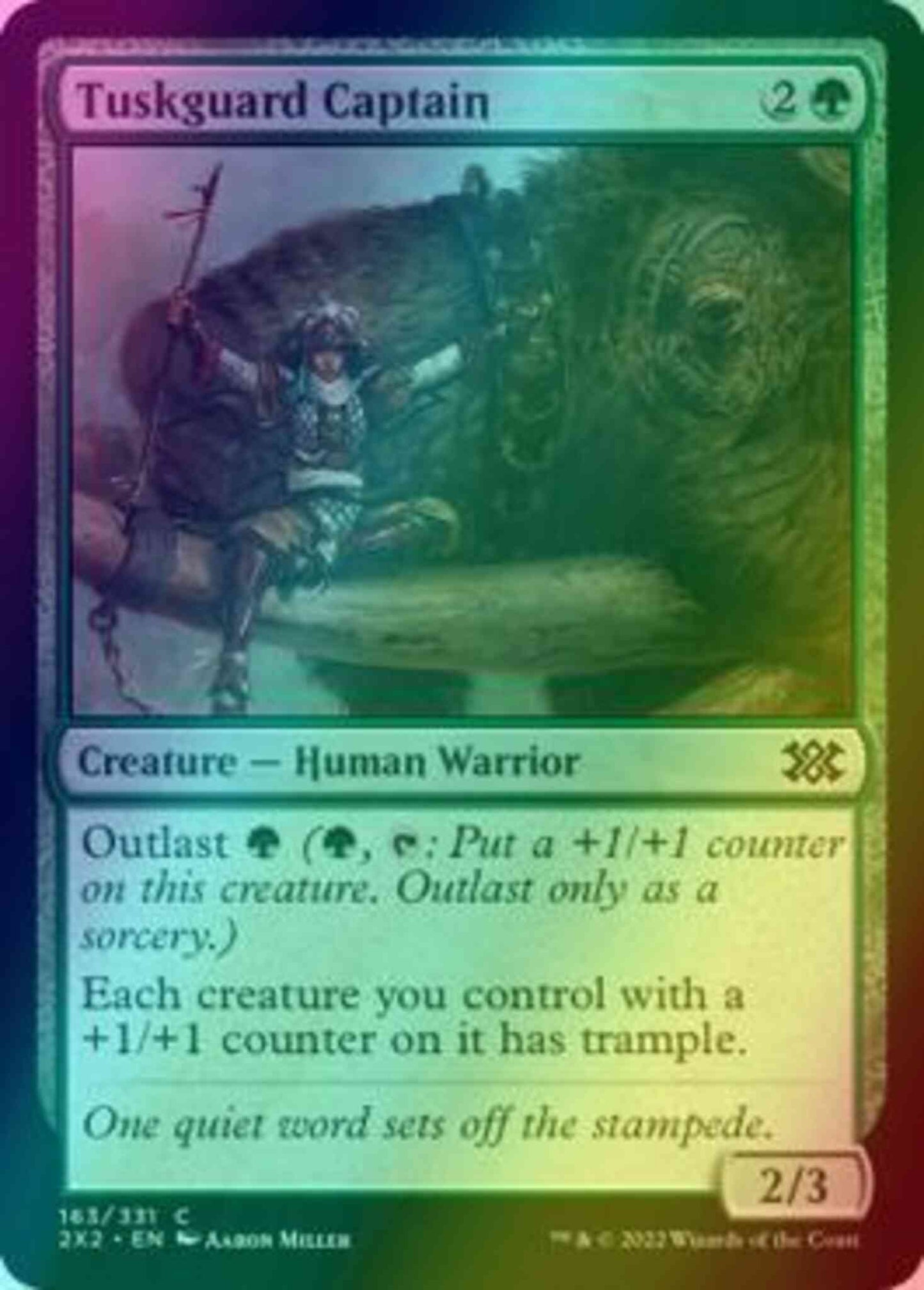 Tuskguard Captain [163] [Double Masters 2022] [Foil]