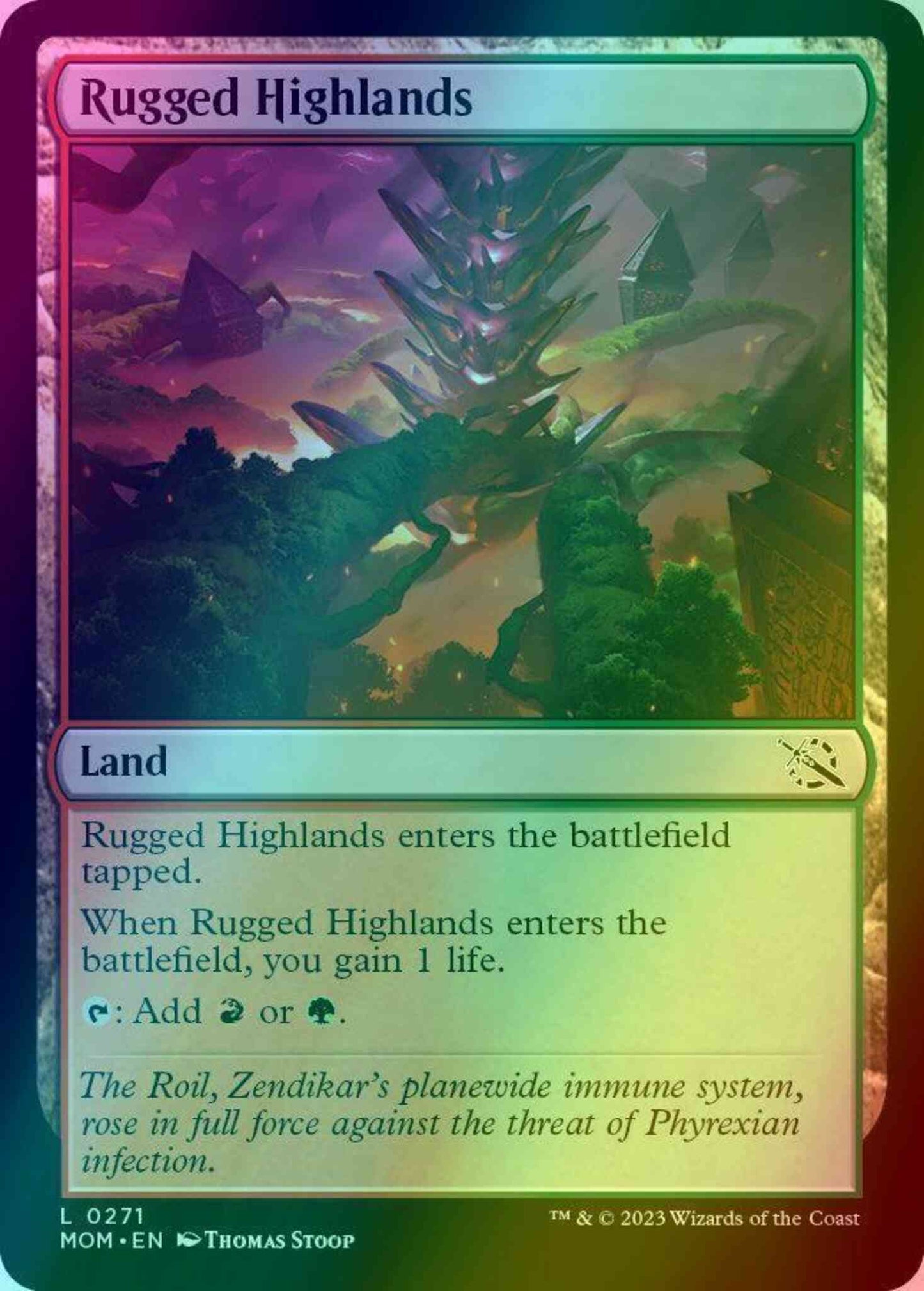 Rugged Highlands [271] [March of the Machine] [Foil]