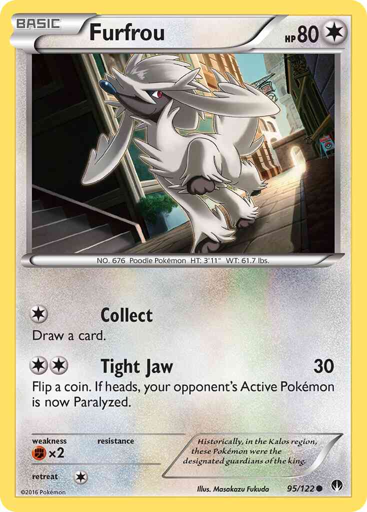Furfrou - 95/122 - Common [xy9-95] [Non-Holo]