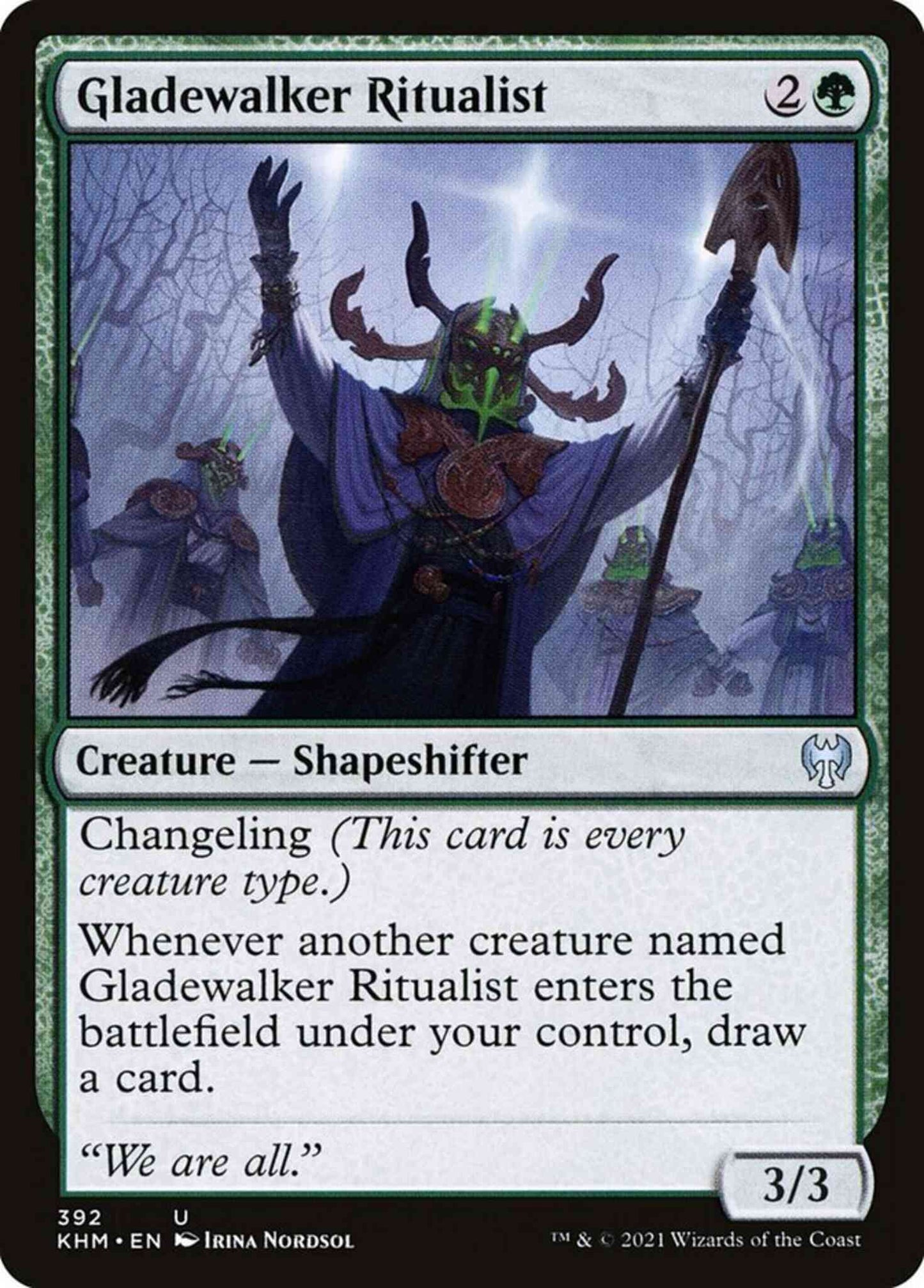 Gladewalker Ritualist [Theme Deck] [392] [Kaldheim] [Non-Foil]