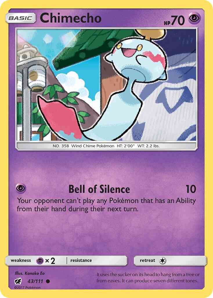 Chimecho - 43/111 - Common [sm4-43] [Non-Holo]