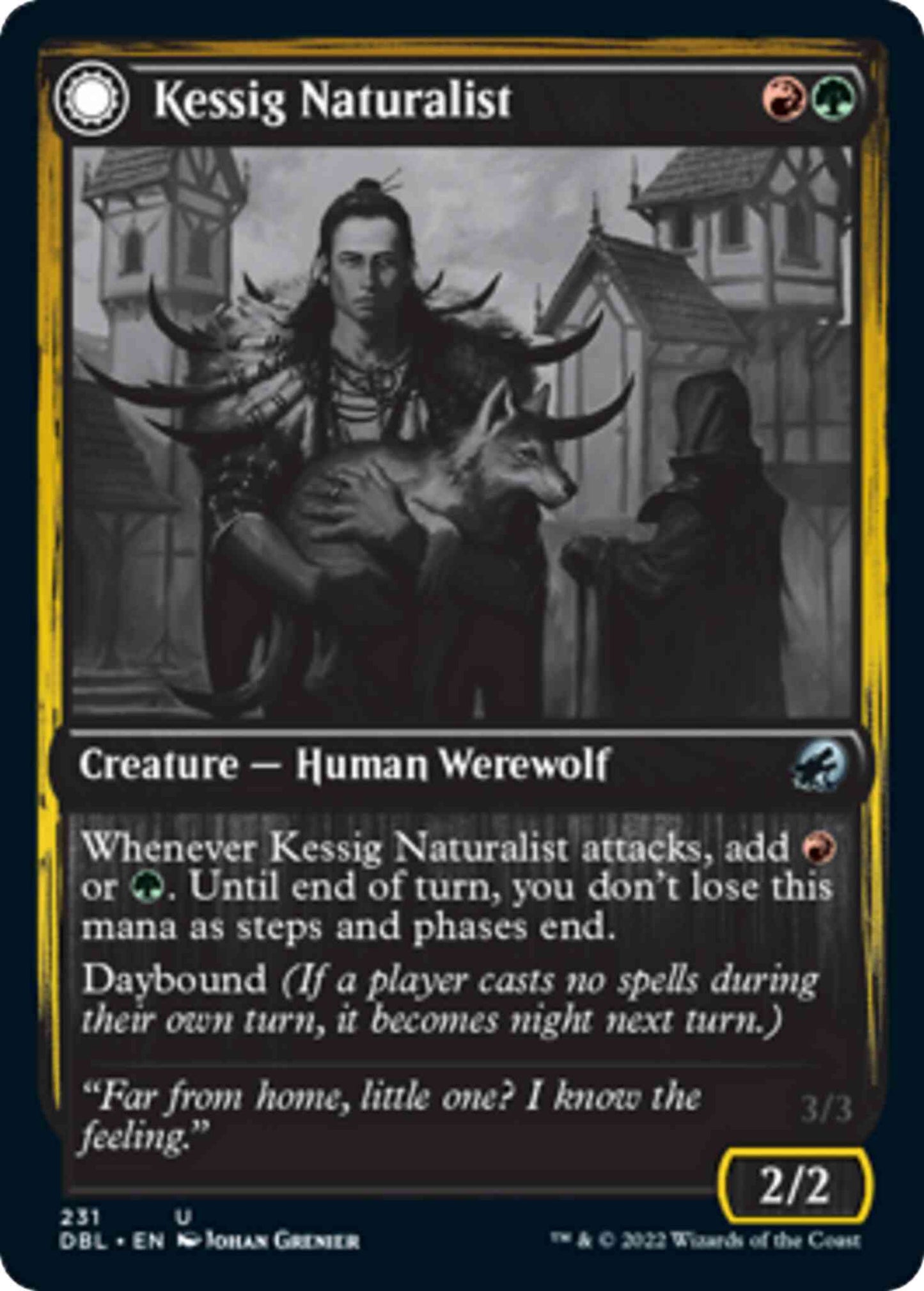 Kessig Naturalist // Lord of the Ulvenwald [231] [Innistrad: Double Feature] [Non-Foil]