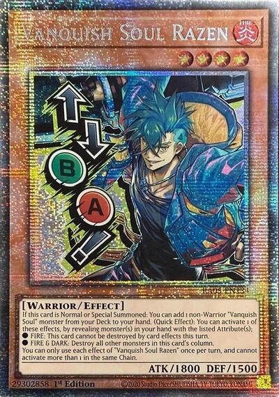 Vanquish Soul Razen - RA05-EN134 - Starlight Rare - 1st Edition
