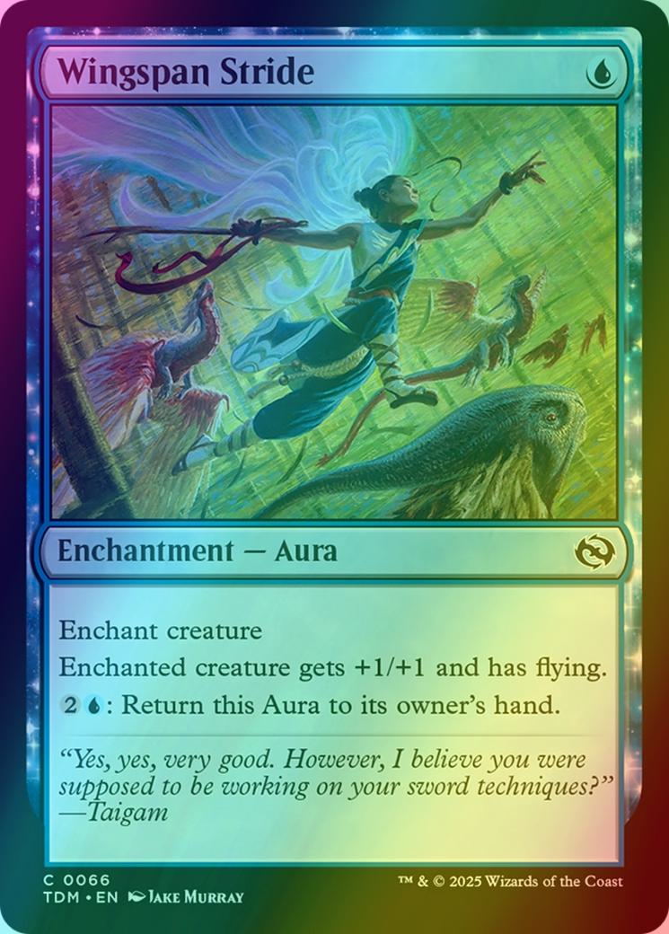 Wingspan Stride [66] [Tarkir: Dragonstorm] [Foil]