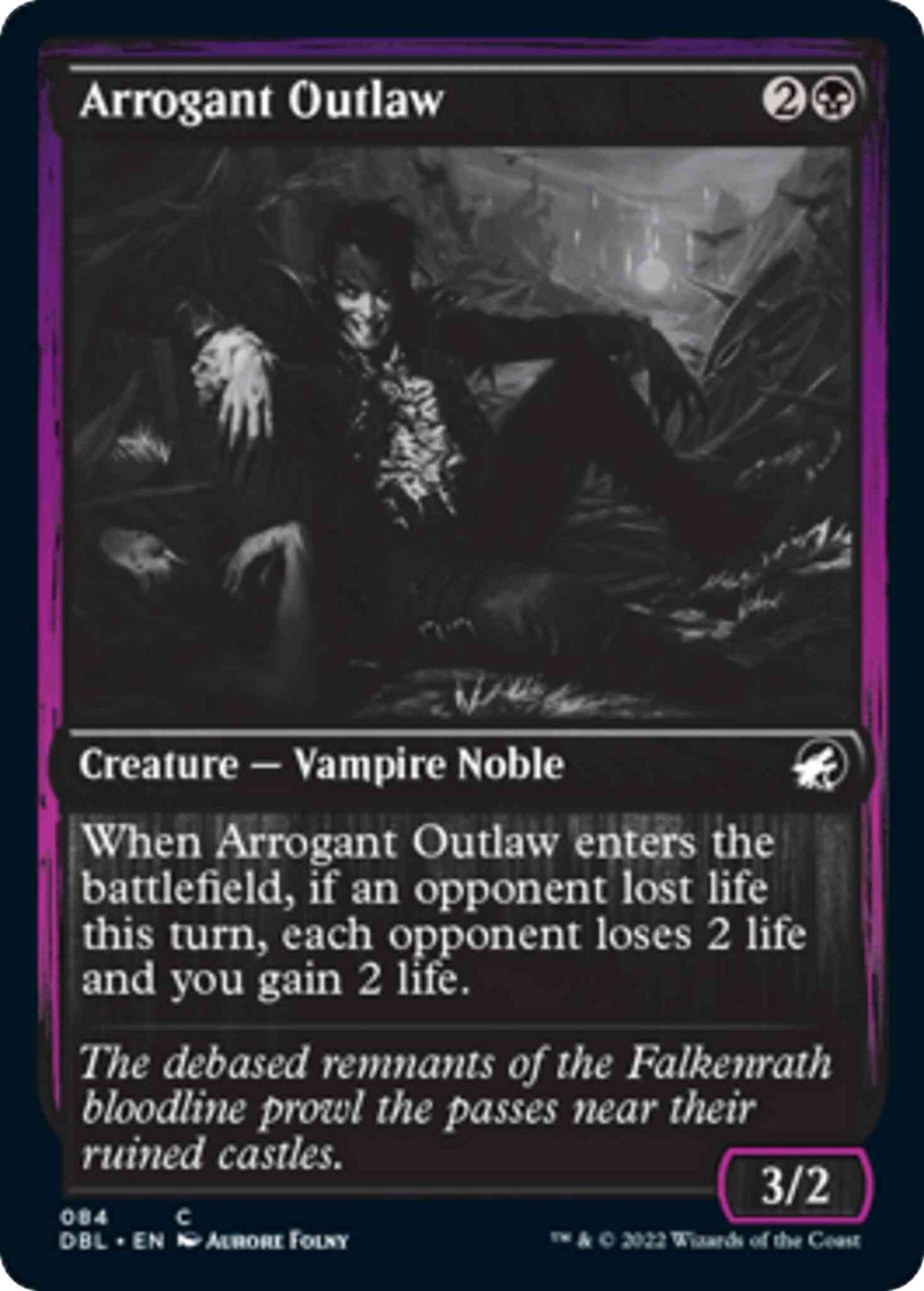 Arrogant Outlaw [84] [Innistrad: Double Feature] [Non-Foil]
