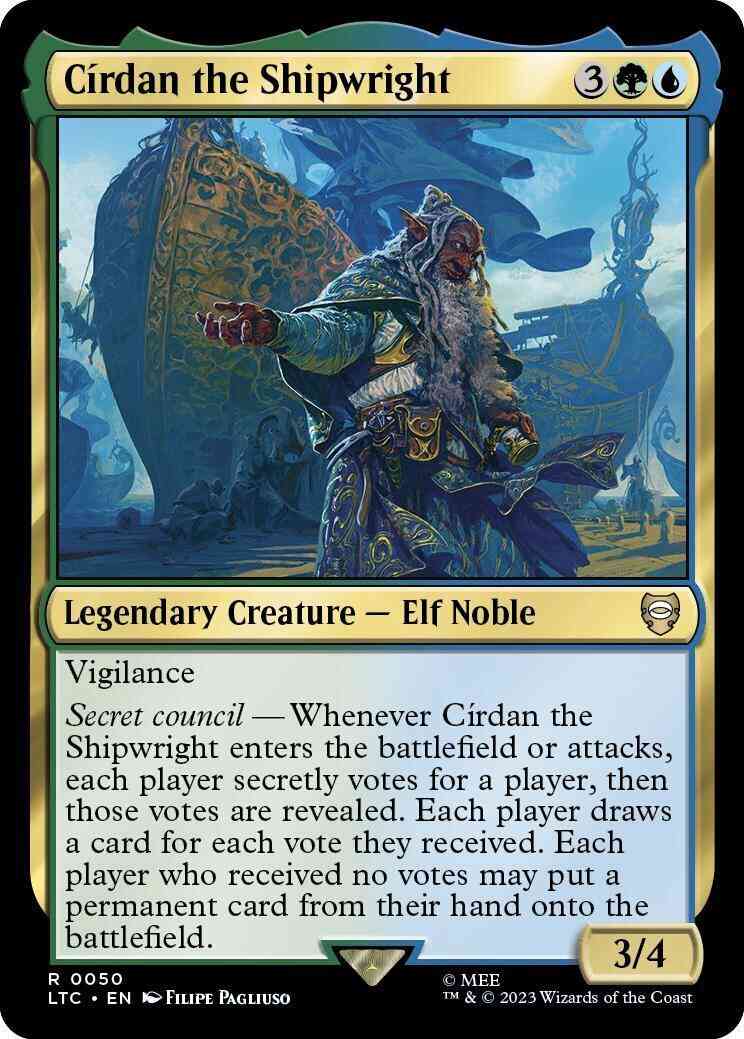 Círdan the Shipwright [50] [The Lord of the Rings: Tales of Middle-earth: Commander] [Non-Foil]