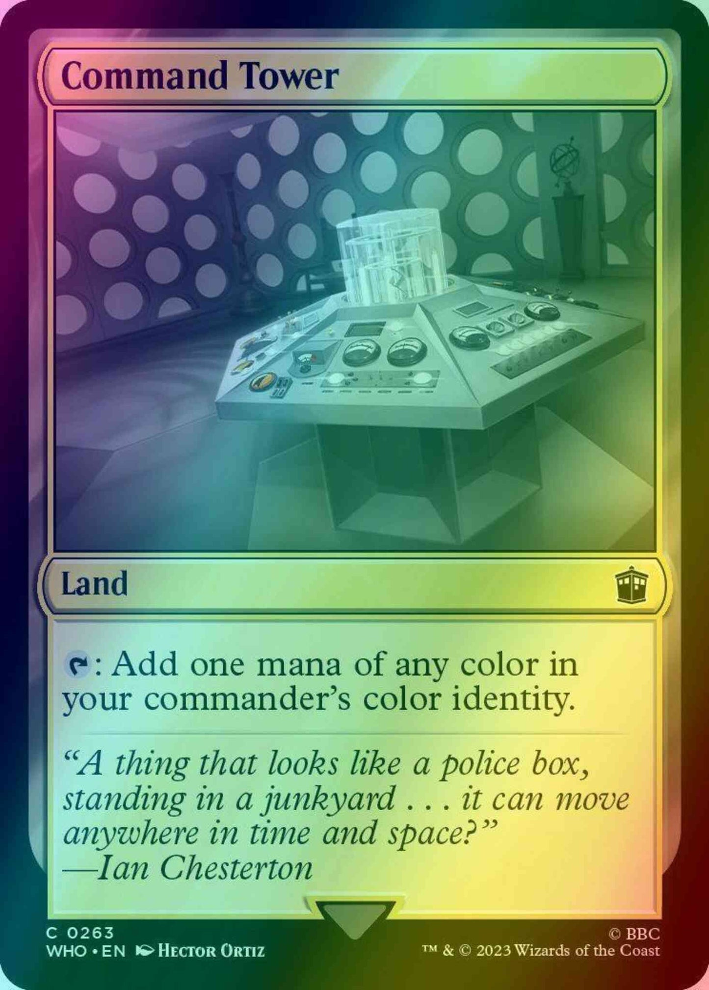 Command Tower [263] [Universes Beyond: Doctor Who] [Foil]