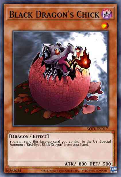 Red-Eyes B. Chick (Black Dragon's Chick) - SOD-EN017 - Common - Unlimited