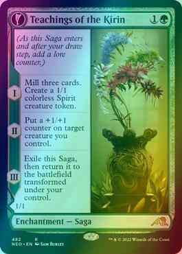 Teachings of the Kirin // Kirin-Touched Orochi [482] [Extended Art] [Kamigawa: Neon Dynasty] [Foil]