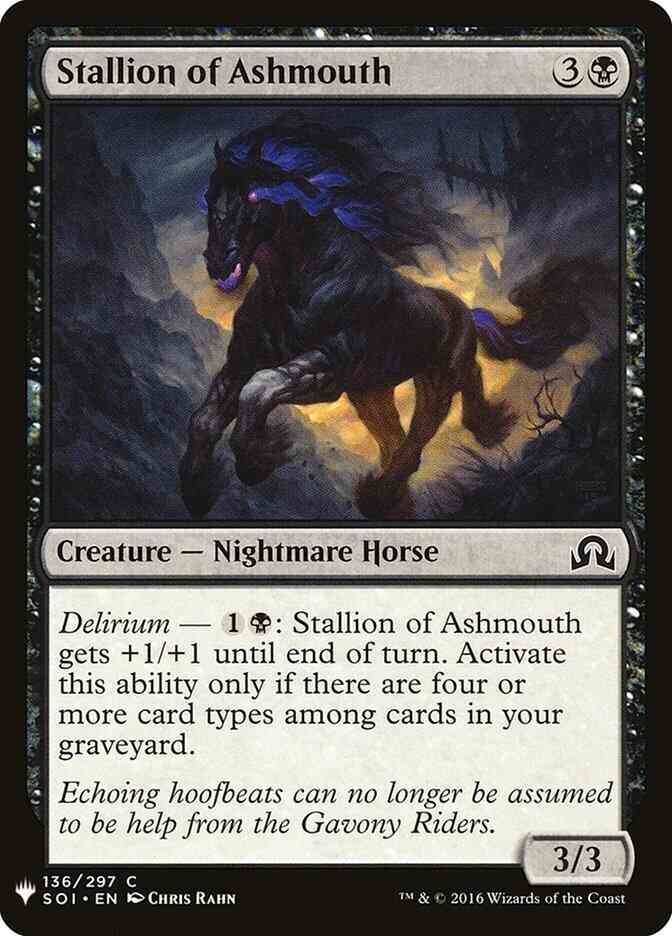 Stallion of Ashmouth [SOI-136] [The List] [Non-Foil]