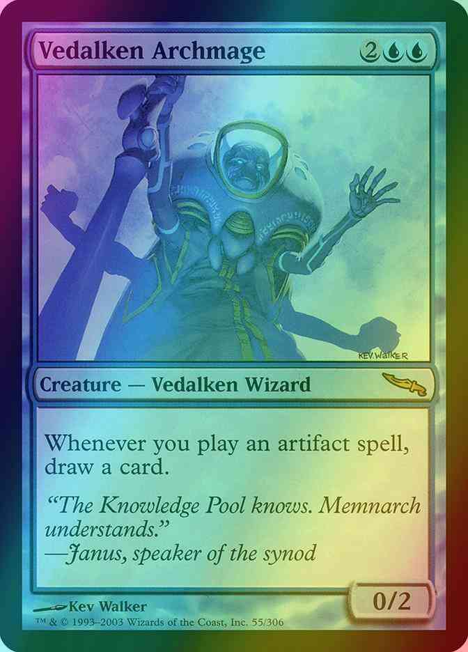 Vedalken Archmage [55] [Mirrodin] [Foil]