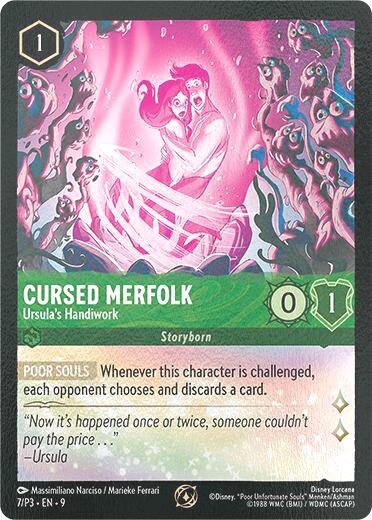 Cursed Merfolk - Ursula's Handiwork - 7/P3 [Disney Lorcana Promo Cards] [Cold Foil]