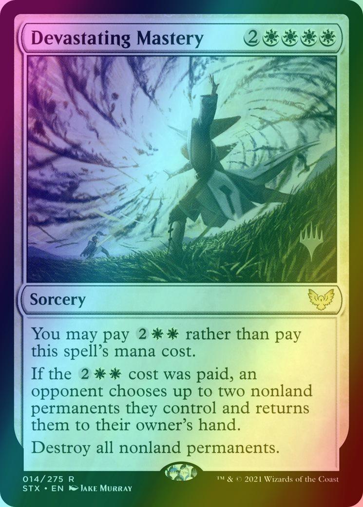 Devastating Mastery [Promo Pack] [14p] [Strixhaven: School of Mages Promos] [Foil]
