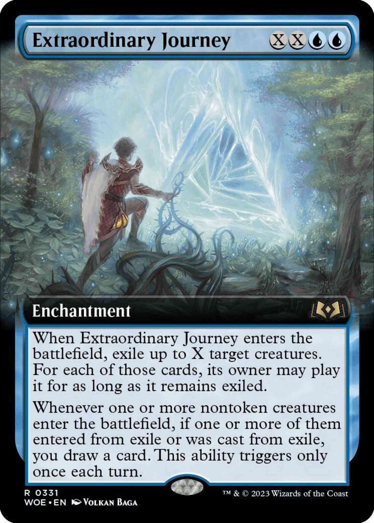 Extraordinary Journey [331] [Extended Art] [Wilds of Eldraine] [Non-Foil]