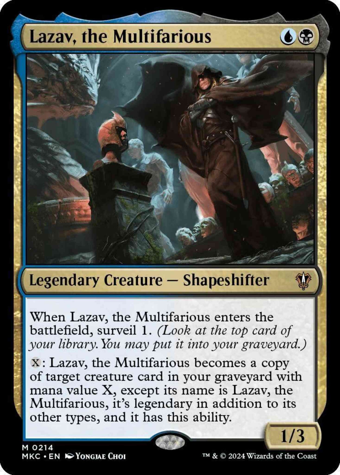 Lazav, the Multifarious [214] [Murders at Karlov Manor: Commander] [Non-Foil]