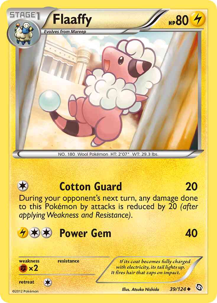 Flaaffy - 39/124 - Uncommon [bw6-39] [Non-Holo]