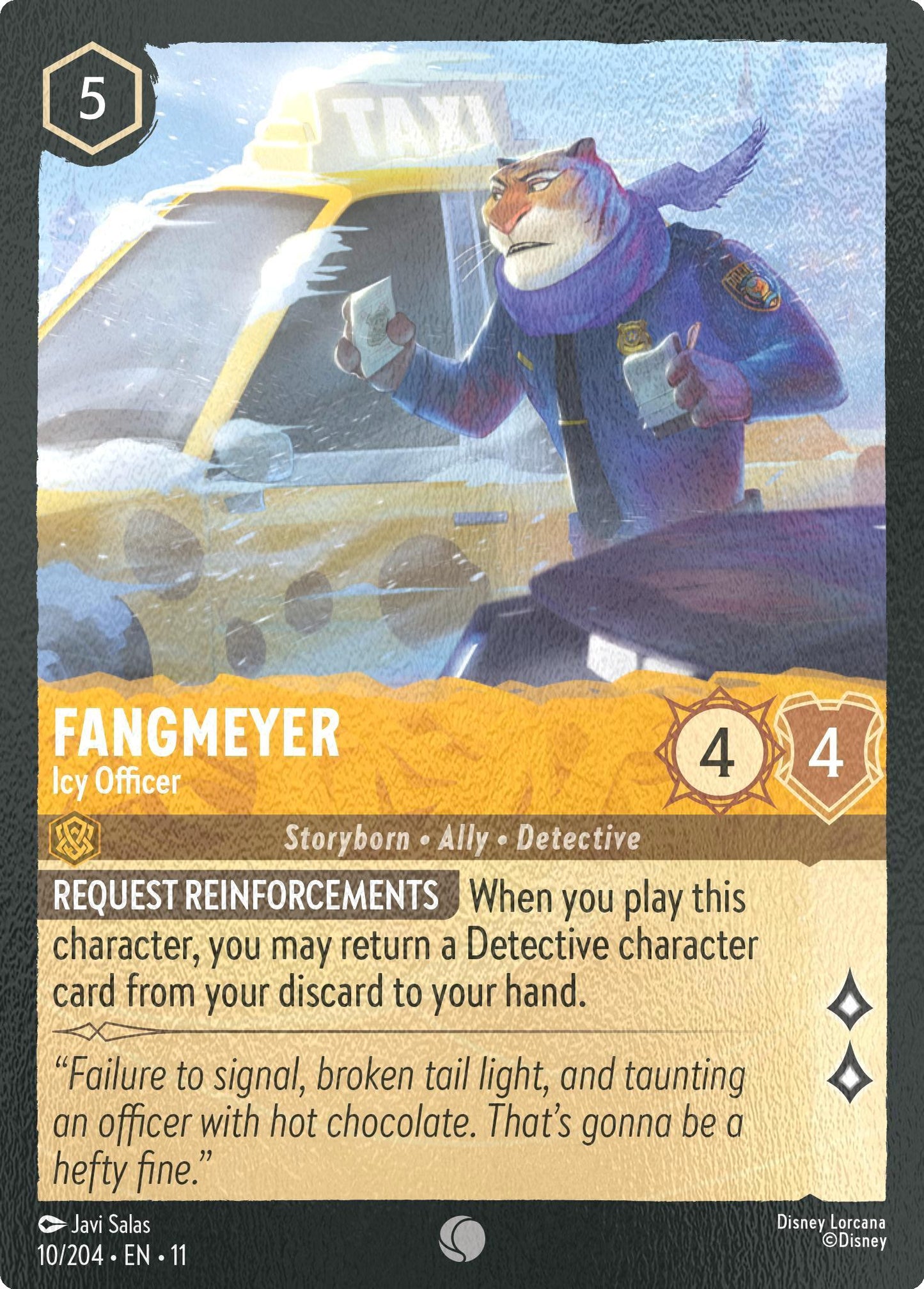 Fangmeyer - Icy Officer - 10/204 [Winterspell] [Cold Foil]