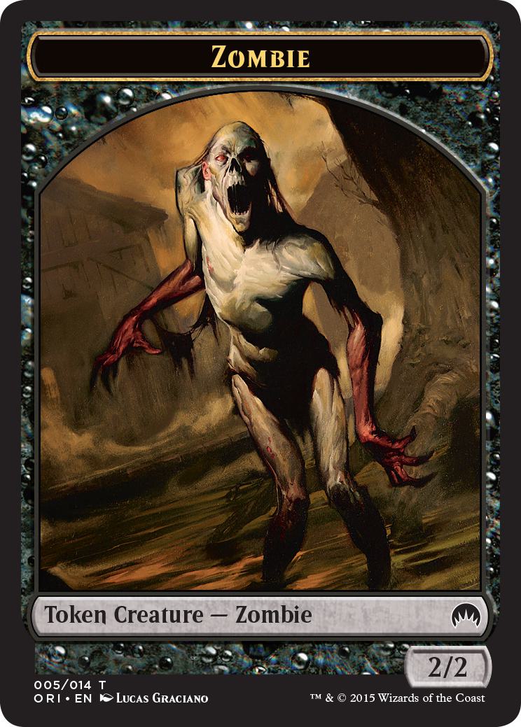 Vampire Token (05) // Zombie Token (05) [TISD-5] [ISD/ORI Set Symbol] [The List] [Non-Foil]