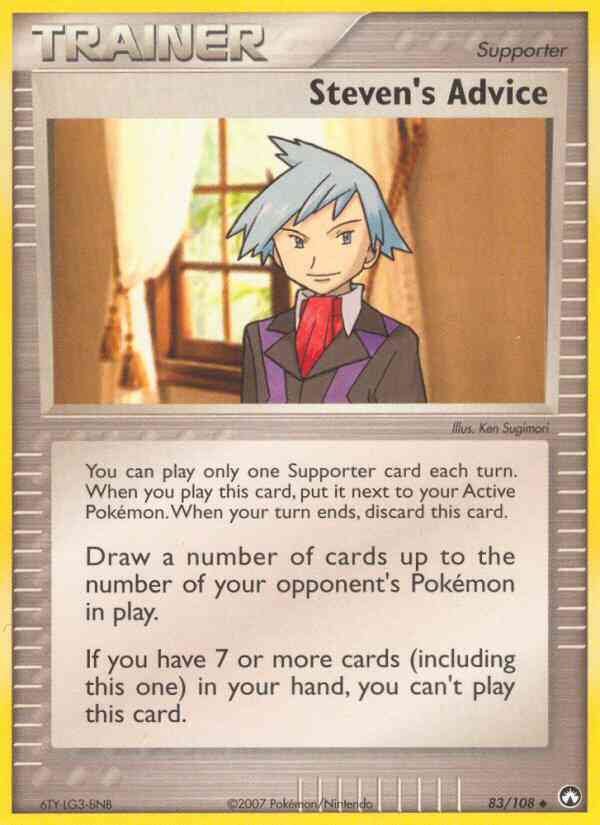 Steven's Advice - 83/108 - Uncommon [ex16-83] [Reverse Holo]