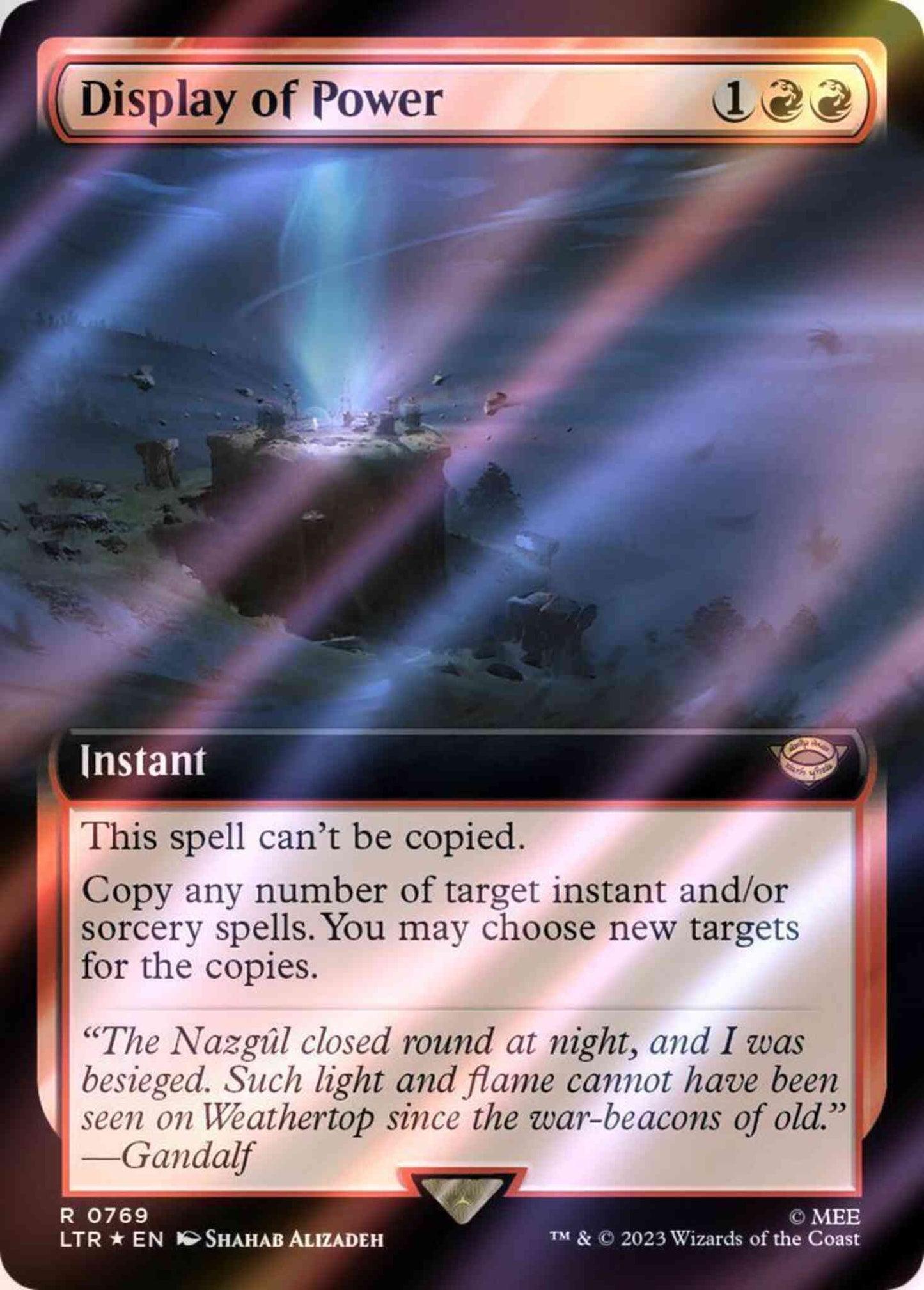 Display of Power [769] [Extended Art] [The Lord of the Rings: Tales of Middle-earth] [Surge Foil]