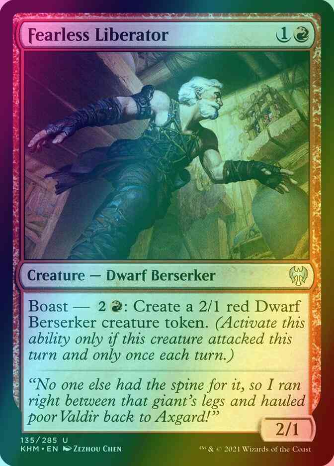 Fearless Liberator [135] [Kaldheim] [Foil]