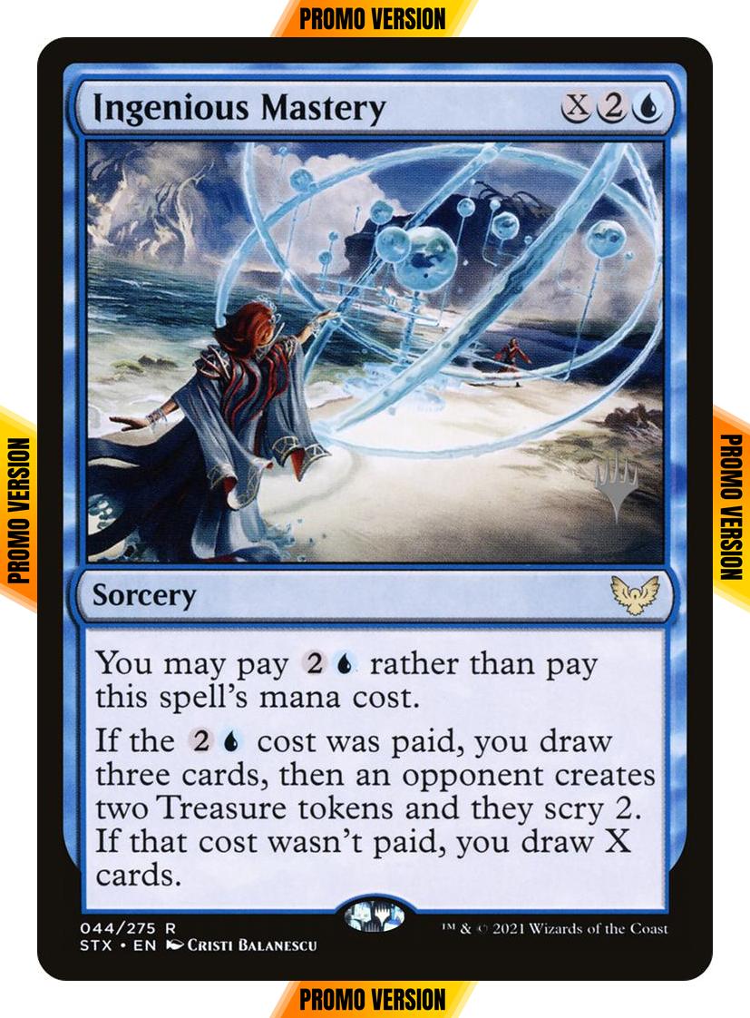 Ingenious Mastery [Promo Pack] [44p] [Strixhaven: School of Mages Promos] [Non-Foil]