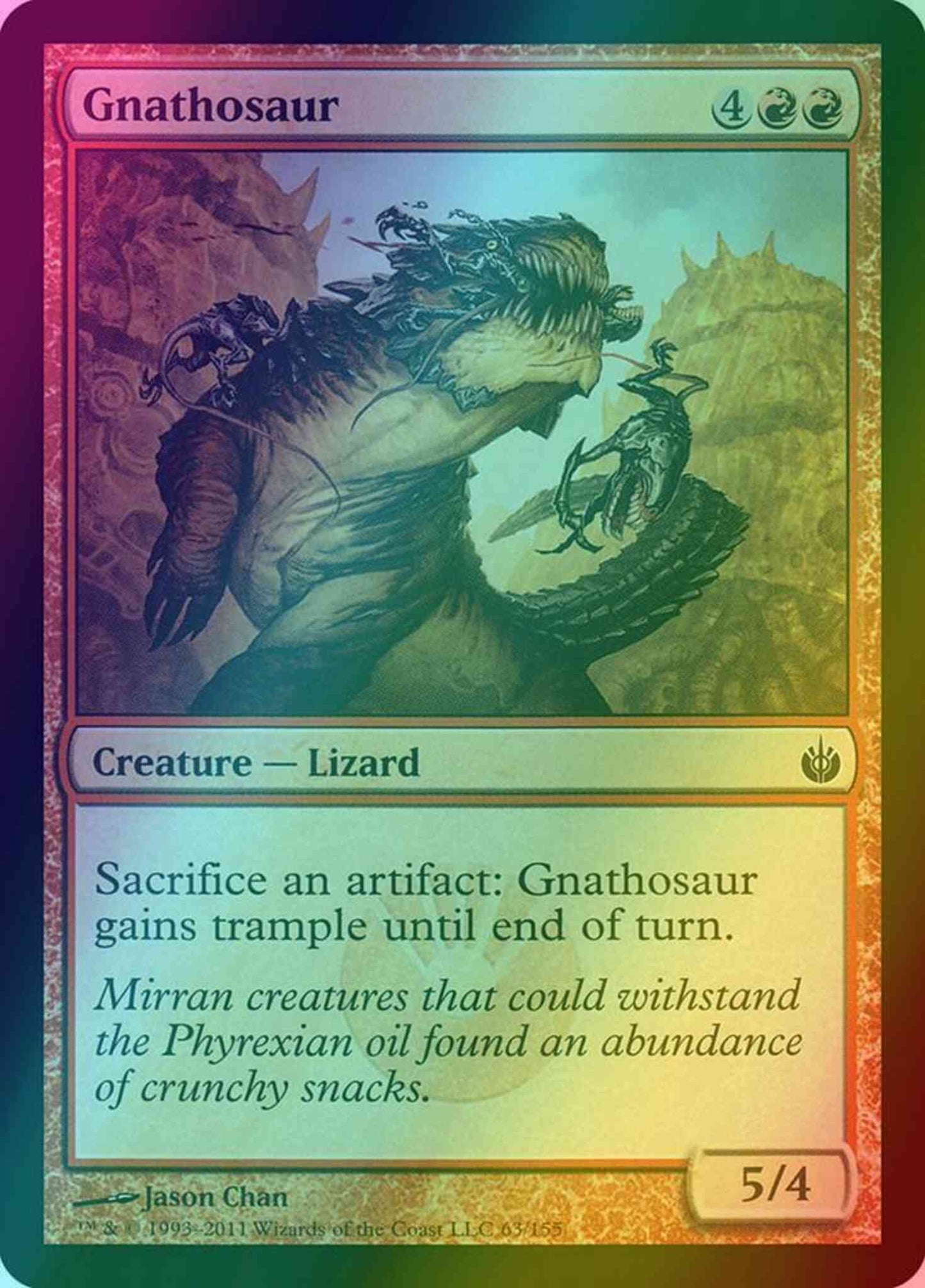 Gnathosaur [63] [Mirrodin Besieged] [Foil]
