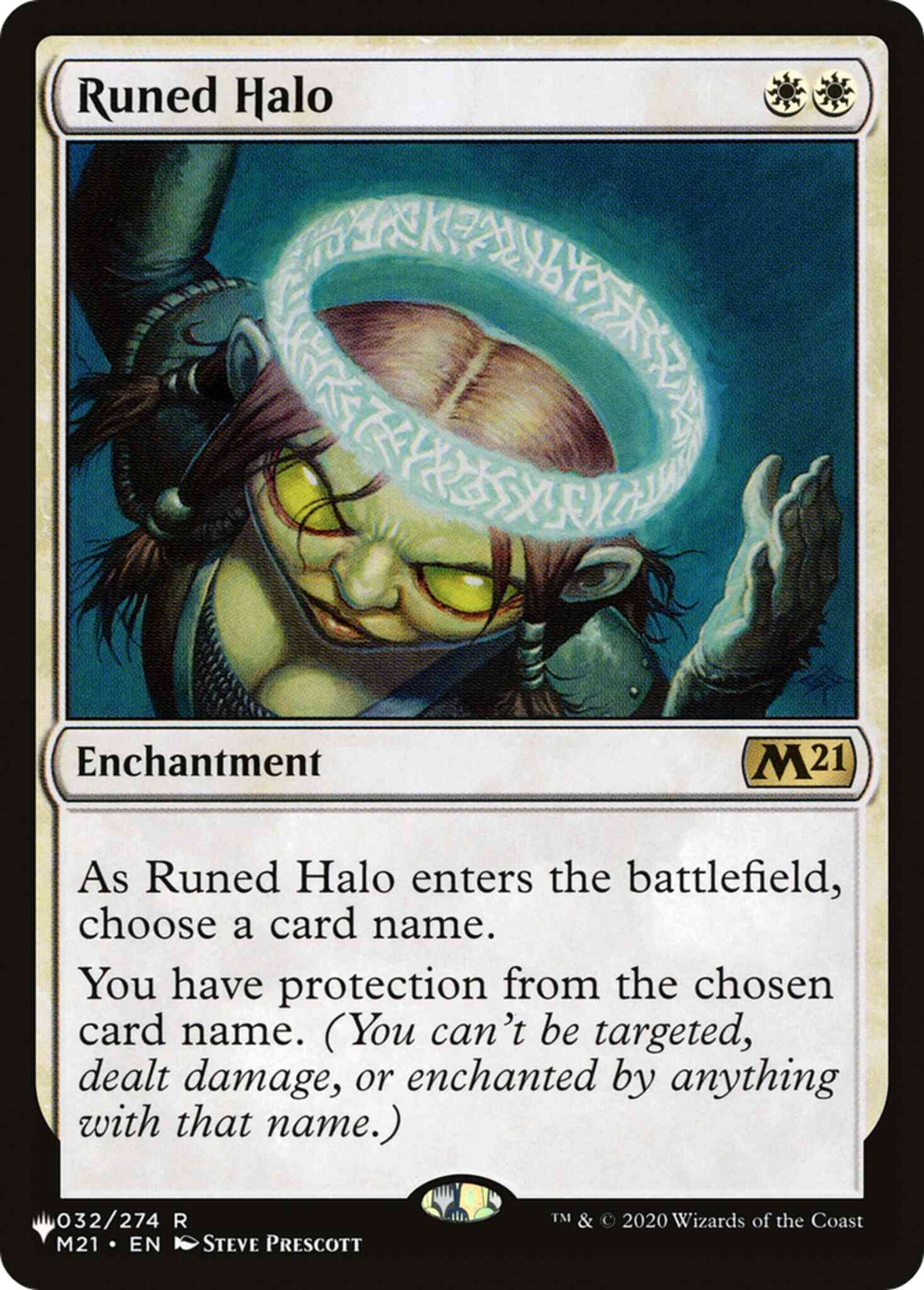 Runed Halo [M21-32] [The List] [Non-Foil]